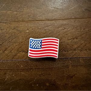 USA flag Croc Charm‎